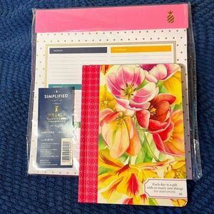 NWT Weekly Planning Pad and Marjolein Bastin Journal (2 Items)